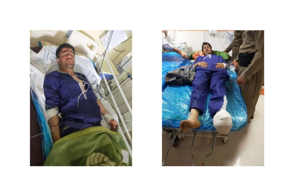 برینداربوونی هاووڵاتییه‌ك به‌ هۆی ته‌قینه‌وه‌ی مین له‌ سه‌رده‌شت