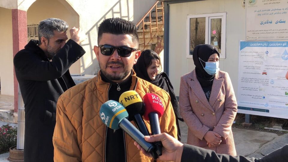 کۆبوونەوەی ناڕەزایەتی کارمەندانی کۆمپانیای ئۆرانۆس لە باشووری کوردستان