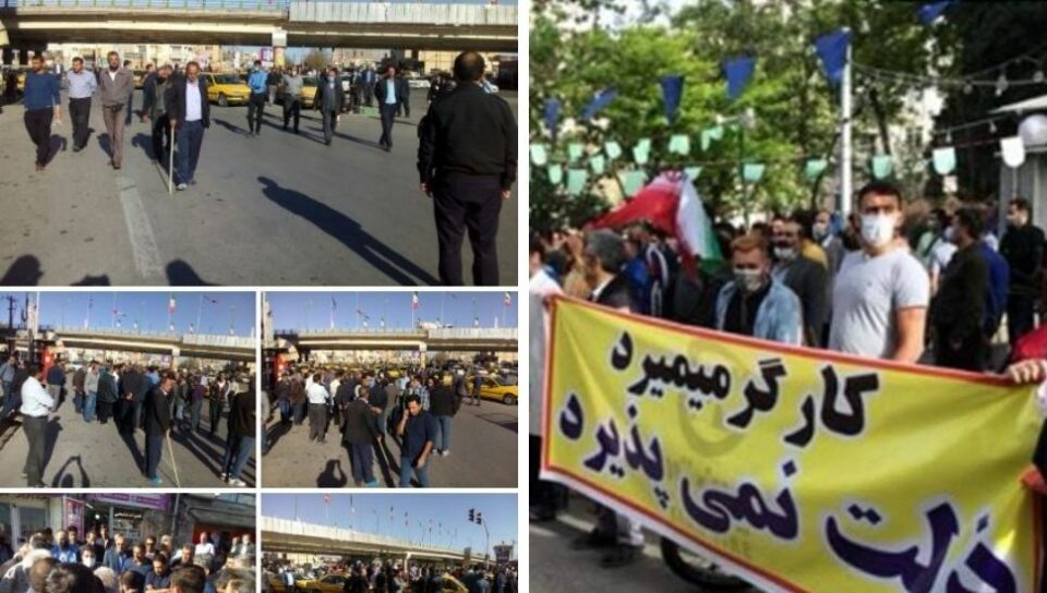 تعطیلی کارخانه کیان‌تایر و تجمع کارگران آن3