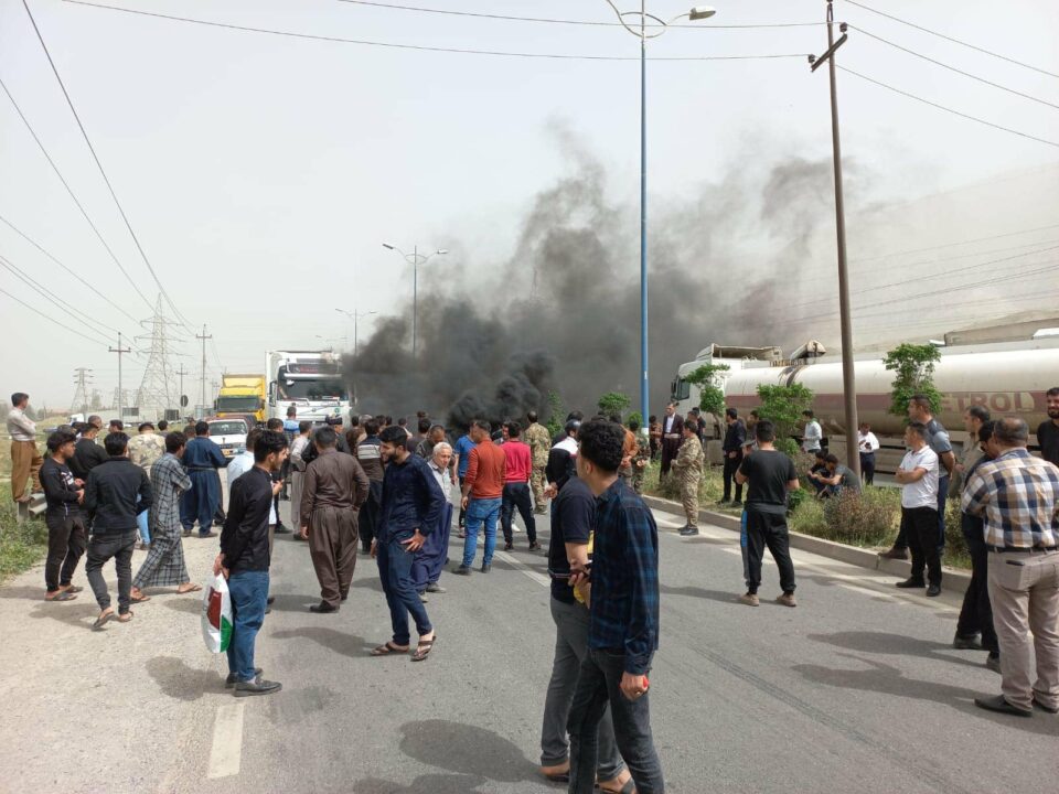 مانگرتن و خۆپێشاندانی كرێكارانی شاره‌وانی پارێزگای سلێمانی 3