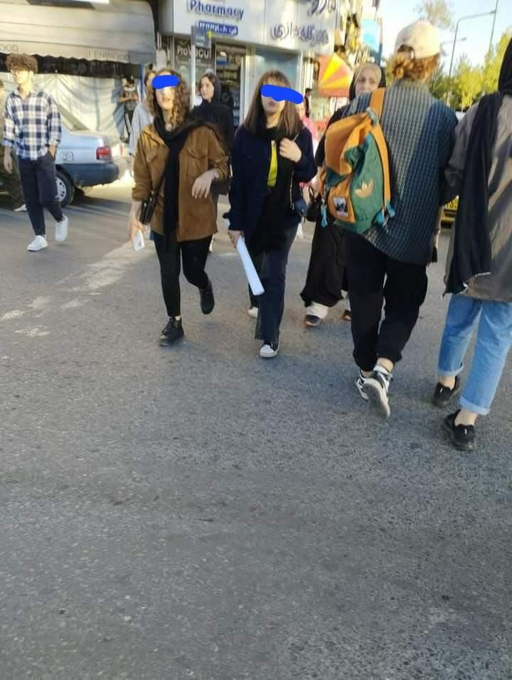 خه‌باتی به‌رینی ژنان و كچانی ڕۆژهه‌ڵاتی كوردستان و ئێران دژبه‌ ڕژیم