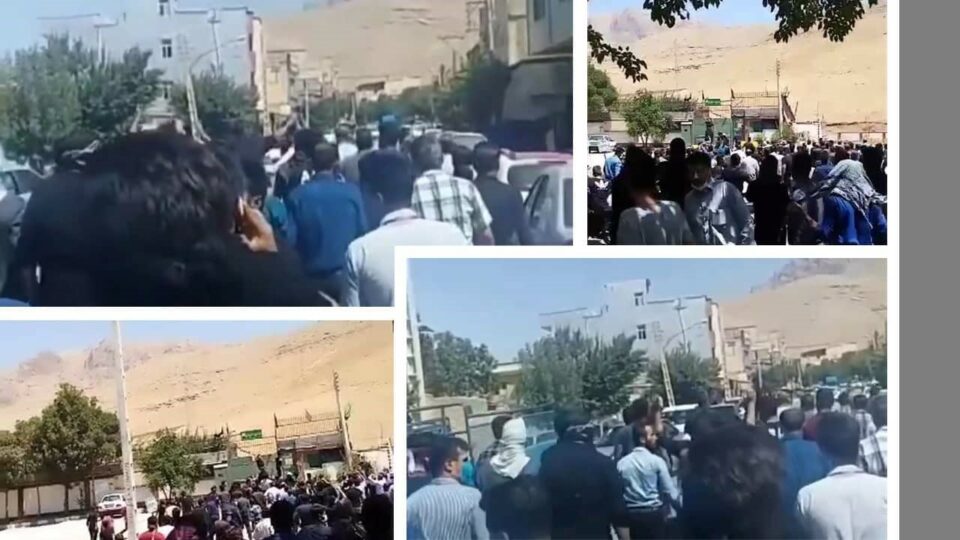 خۆپێشاندانی خه‌ڵكی جونه‌قان دژبه‌ كۆماری ئیسلامی 3