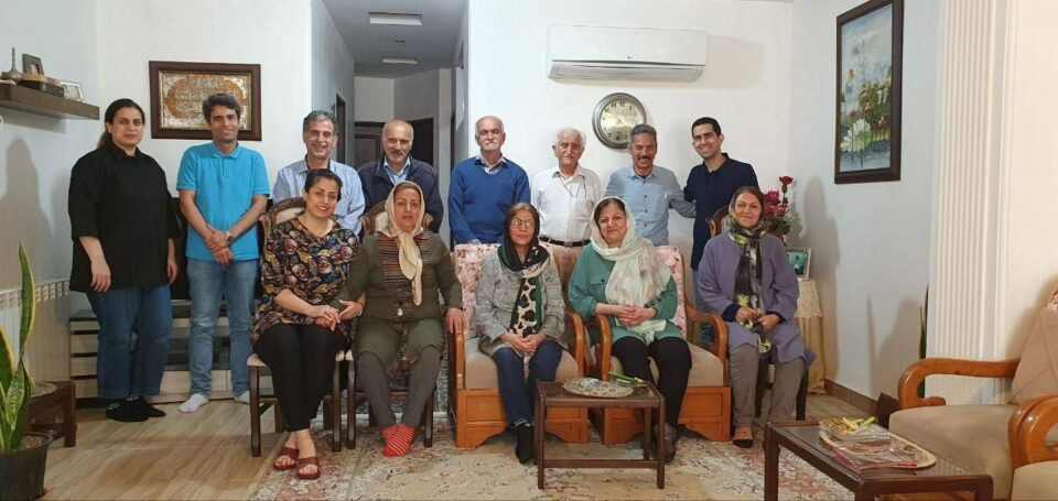 دیداری چالاكانی سنفی و مه‌ده‌نی له‌گه‌ڵ بنه‌ماڵه‌ی ئه‌ونووش عادڵی