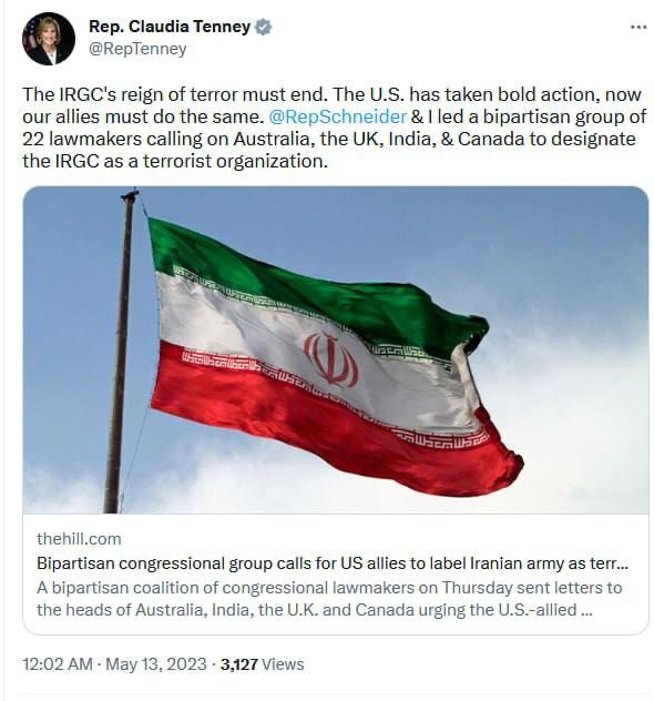 داواكاری كونگره‌ی ئامریكا له‌ چه‌ند وڵاتی جیهان بۆ دانانی سپا له‌