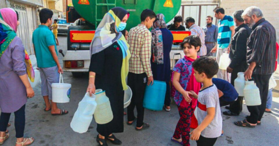 قه‌یرانی ئاو له‌ ئێران و بێ ئاوی ٢٤ ئوستانی وڵات