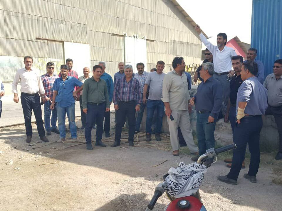 درێژه‌ی ناڕه‌زایه‌تی كرێكارانی نه‌یشه‌كه‌ری حه‌وت ته‌په‌ 3