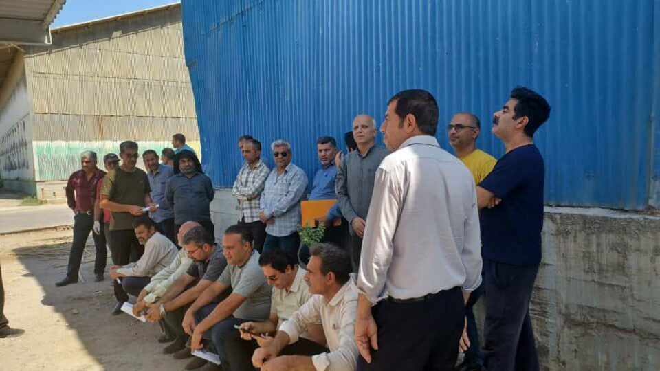 درێژەی کۆبوونەوەی کرێکاران له‌ شیركه‌تی نەیشكەری حه‌وت ته‌په‌ 2