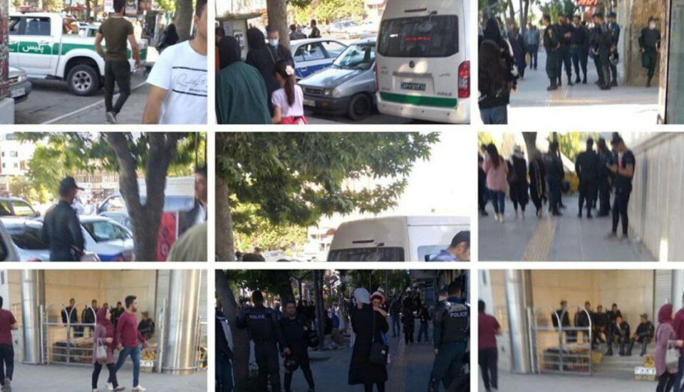 میلیتاریزه‌ كردنی شاری كرماشان له‌لایه‌ن هێزه‌كانی حكوومه‌ت 1