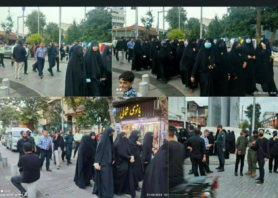 هێرشی ئاته‌ش به‌ئێختیاره‌كانی ڕژیم بۆ سه‌ر ژنانی ڕه‌شت 1