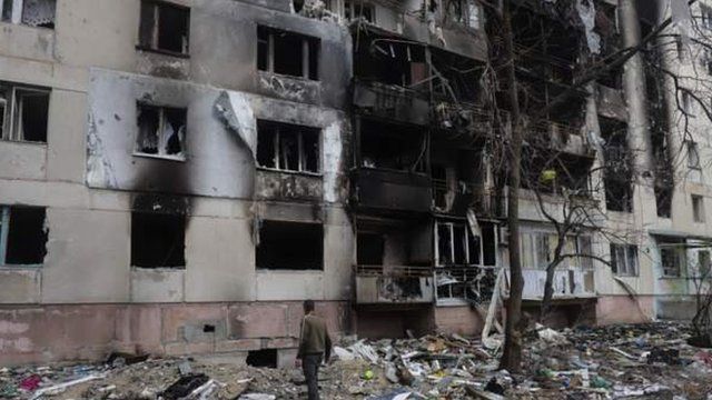 قوربانی بوونی ده‌یان كه‌س به‌هۆی هێرشی مووشكه‌ی ڕووسیه بۆ سه‌ر ئۆكراین