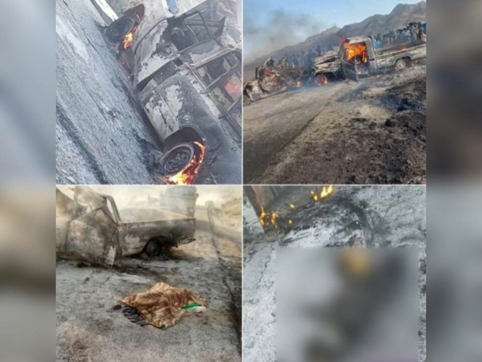 گیان له‌ده‌ستدانی پێنج سووختبه‌ر له‌ به‌لووچستان 1