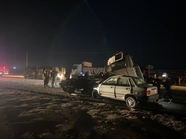 كوژران و برینداربوونی ١٩ كه‌س له‌ دوو ڕووداوی هاتووچۆ له‌ بۆكان