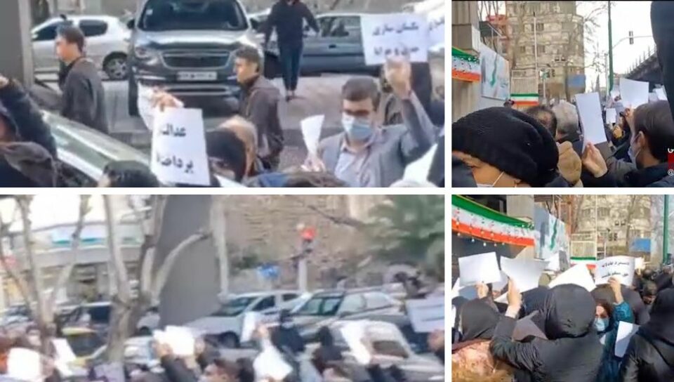 كۆبوونه‌وه‌ی كرێكارانی ئه‌ركان سالس له‌به‌رده‌م وه‌زاره‌تی نه‌وت