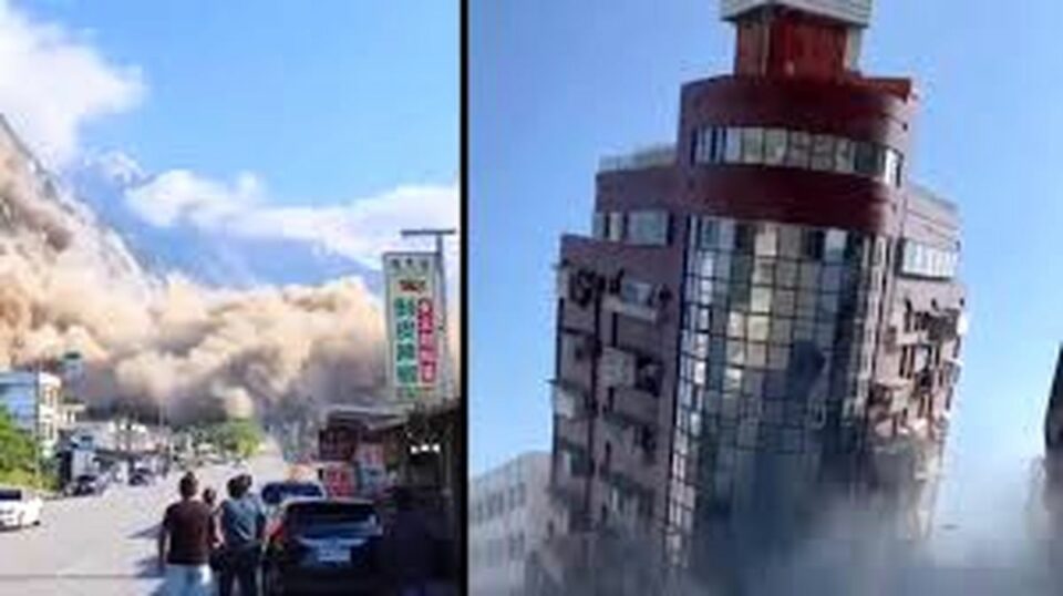 قوربانی بوونی ١٠٠ كه‌س به‌هۆی بومه‌له‌رزه‌ له‌ تایوان 4