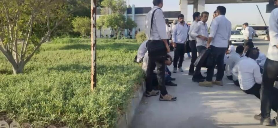 ناڕه‌زایه‌تی كرێكارانی شاغڵ له‌ كارخانه‌ی سیمانی لامه‌رد 2