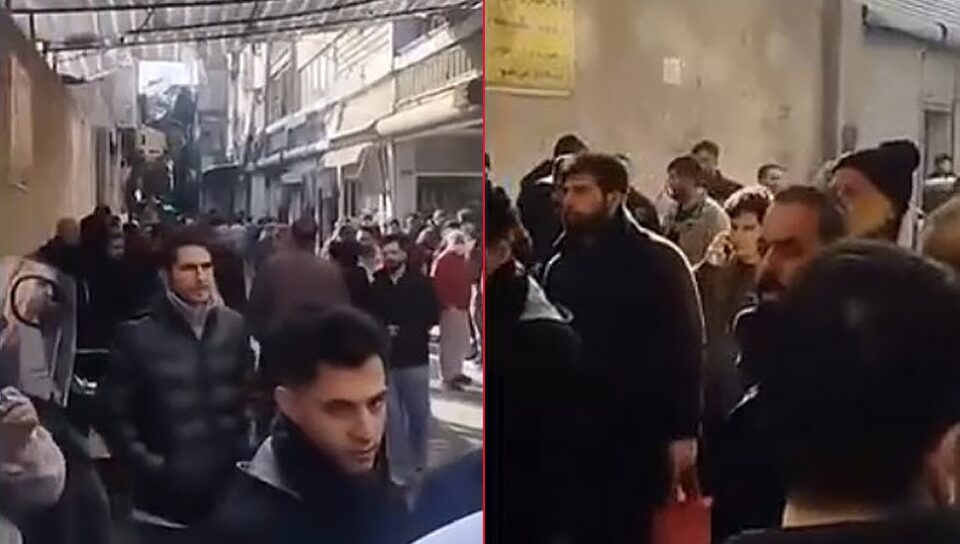 مانگرتن و كۆبوونه‌وه‌ی بازاڕیان له‌ تاران 1