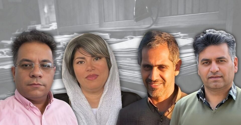 سه‌پاندنی سزای زیندان به‌سه‌ر چوار چالاكی سنفی فه‌رهه‌نگیان له‌