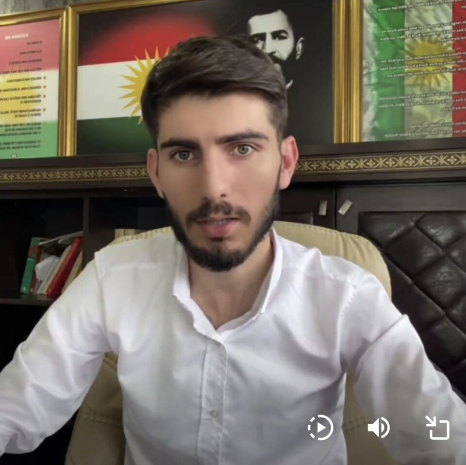سه‌پاندنی سزای زیندان به‌سه‌ر چالاكێكی مه‌ده‌نی له‌ باكووری كوردستان