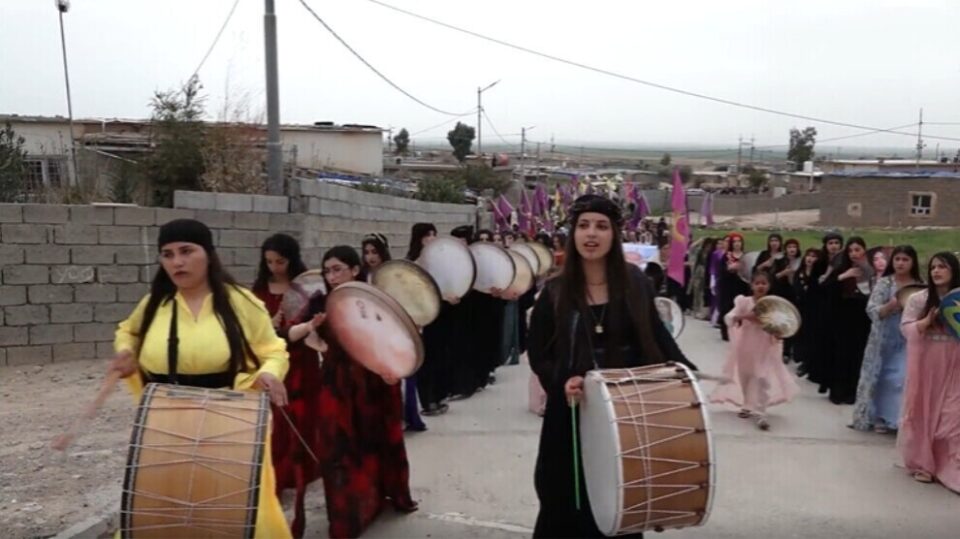 به‌ڕێوه‌چوونی مه‌راسمی ٨ی مارس له‌ ڕۆحا و مه‌خموور 1