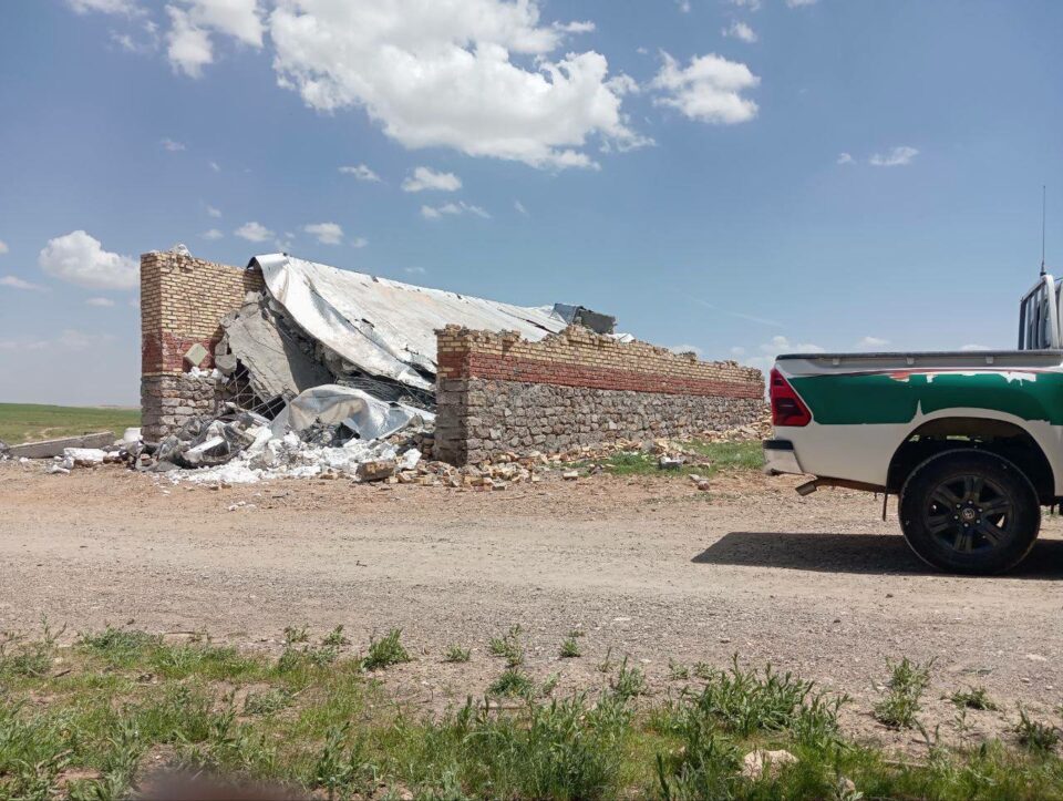 ڕووخاندنی سووله‌ی كاسبكارێك له‌ گوندی به‌رگوشادی بیجاڕ 2