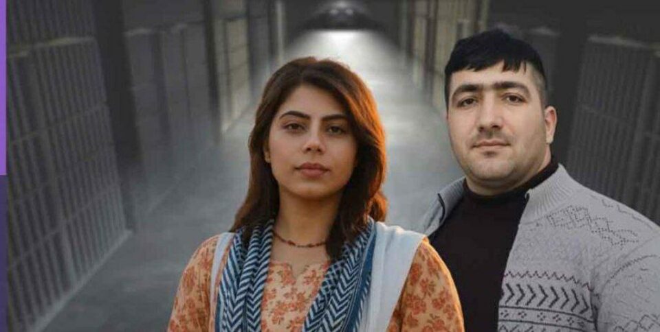 ده‌ستبه‌سه‌ركردنی سامان كه‌ریمی و فه‌رزانه ڕه‌شیدی له‌ بانه 1