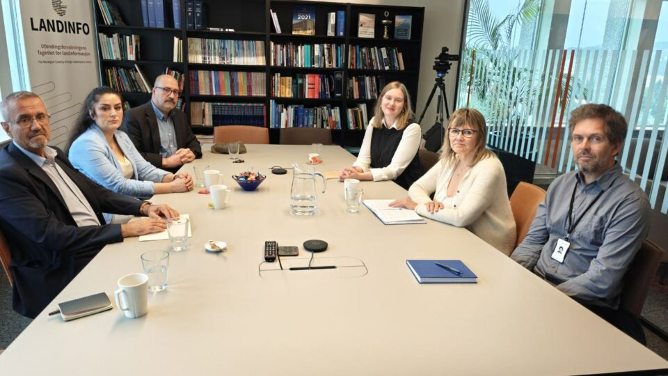 دیداری هیئەتی کۆمەڵە لەگەڵ بەشی زانستی وەزارەتی دەرەوەی نۆروێژلاندئینفۆ