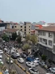 خۆپێشاندانی خه‌ڵكی شارستانی خۆمام دژ به‌ نه‌بوونی ئاو و كاره‌با