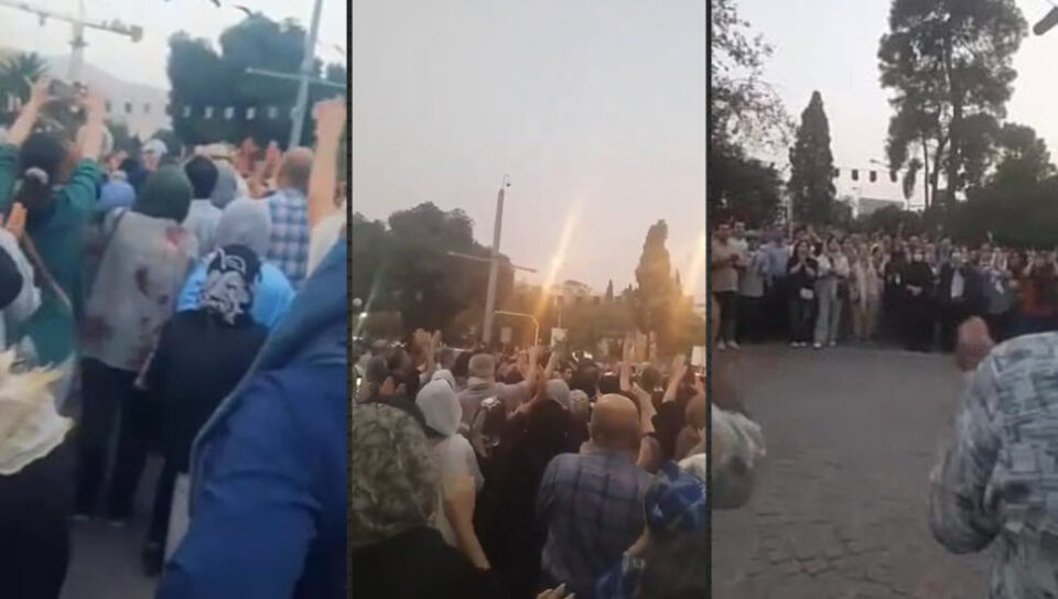 بەردەوامی ناڕەزایەتی خەڵکی شیراز 2