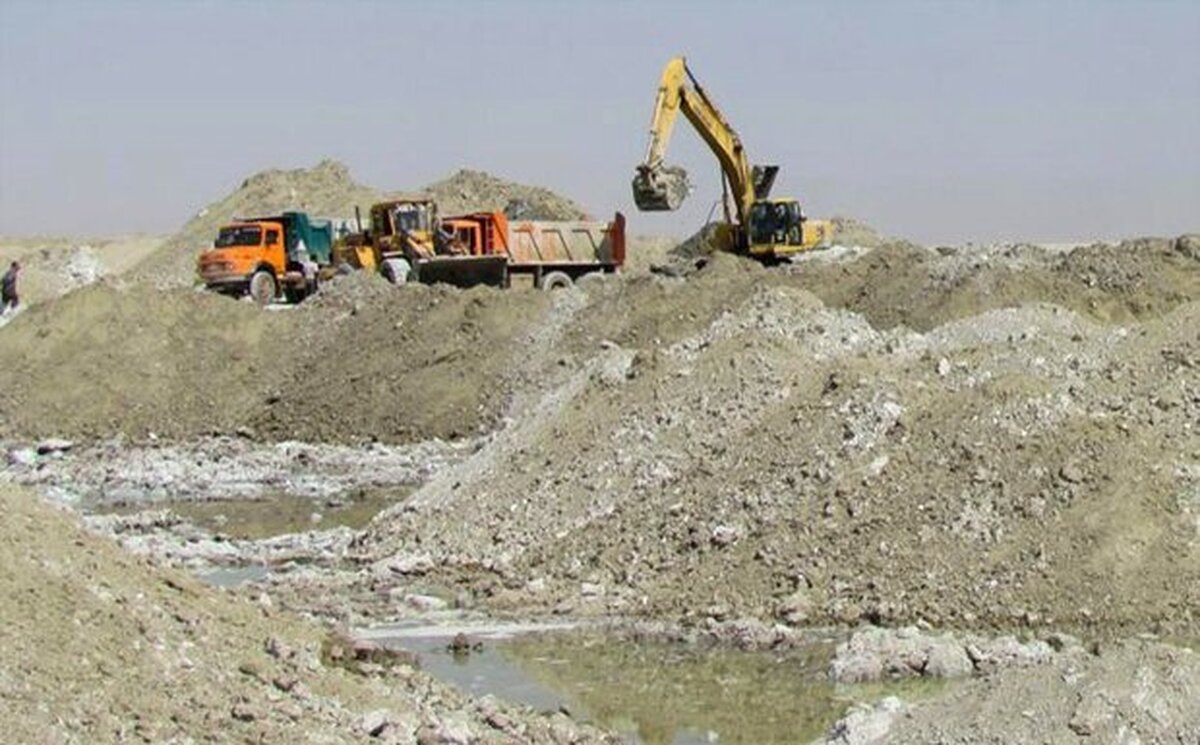 مانگرتنی کرێکارانی کانگەی زێڕ و مسی سفید ئابە