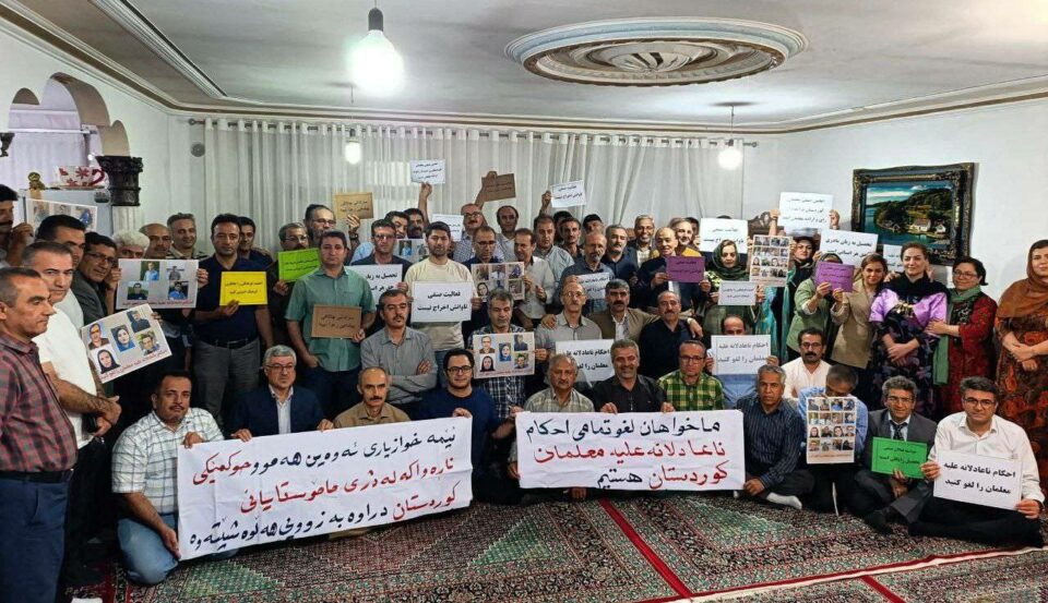 چاوپێكه‌وتنی چالاكانی مه‌ده‌نی له‌گه‌ڵ موعه‌لیمانی له‌ سه‌ر كار