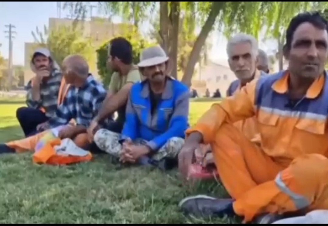 به‌رده‌وامی مانگرتنی كرێكارانی شاره‌داری نورئابادی مه‌مه‌سه‌نی