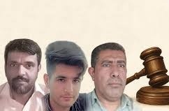 په‌سه‌ندكرانی حوكمی سێداره‌ی سێ به‌ندكراوی سیاسی ڕاگیراو له‌ زیندانی شه‌یبانی ئه‌هواز