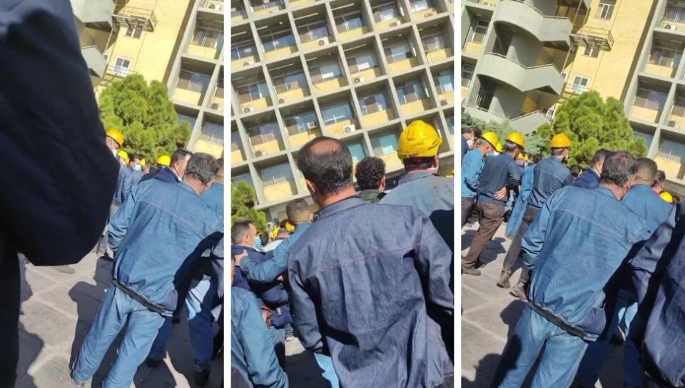 ڕێگری له‌ كۆبوونه‌وه‌ی كرێكارانی تواندنه‌وه‌ی ئاسنی ئیسفه‌هان له‌