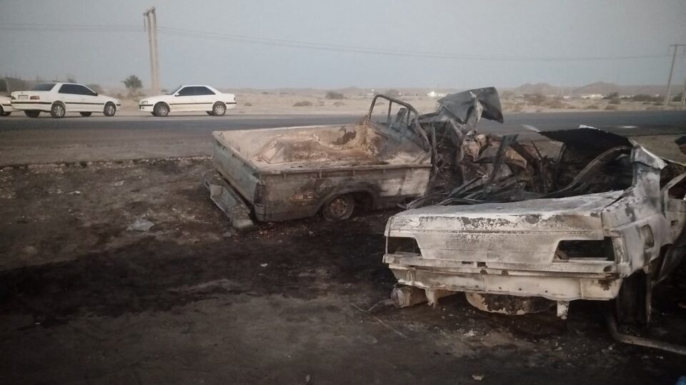 گیانله‌ده‌ستدان و برینداربوونی دوو سووختبه‌ر له‌ شارستانی میناب