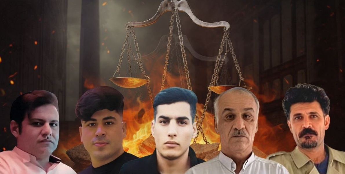 سه‌پاندنی حوكمی ٤٨ ساڵ زیندانی ته‌عزیری به‌سه‌ر پێنج هاووڵاتی خه‌ڵكی شاری دێهده‌شت