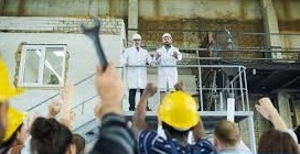 كۆبوونه‌وه‌ی ناڕه‌زایه‌تی كرێكارانی شیركه‌تی نه‌یشه‌كری میان ئابی كه‌رخه‌