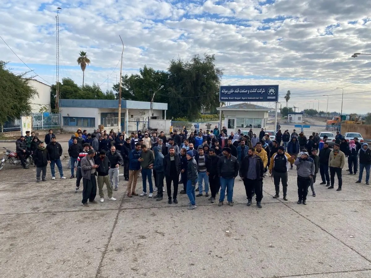 له‌ سه‌ر كار ده‌ركردنی كۆمه‌ڵێك له‌ كرێكارانی شاغڵ له‌ شیركه‌تی قه‌ندی خاوه‌رمیانه