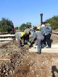 ناڕه‌زایه‌تی كرێكارانی شیركه‌تی ئه‌بنیه‌ی فه‌نی ڕێگای ئاسنی لوڕستان