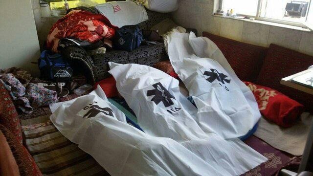 ژاراوی بوونی سێ ئه‌ندامی بنه‌ماڵه‌یه‌ك له‌ شاری سنه‌