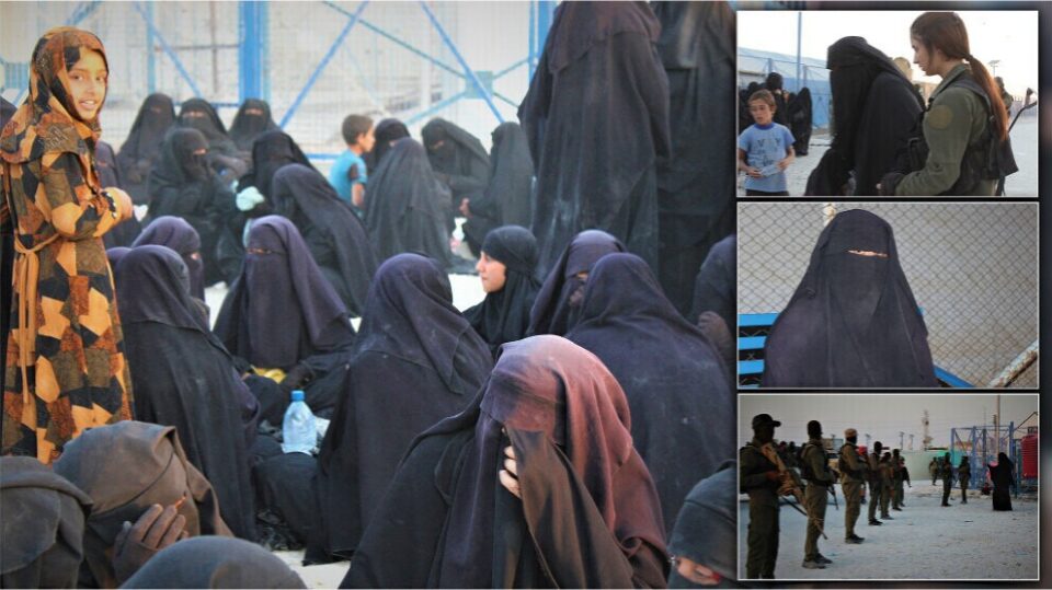 كشانهوهی هێزهكانی سووریای دیمۆكراتیك له كامپی هۆڵ 1