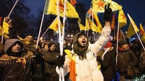 پشتیوانی گه‌نجانی تێكۆشه‌ری باكوور و باشووری كوردستان له‌ به‌رخۆدانی ڕۆژئاوا