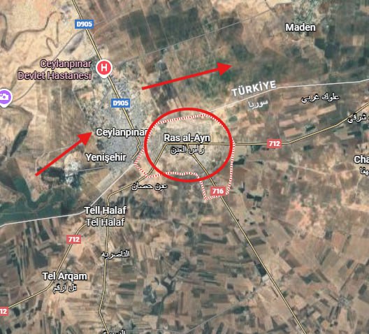 گواستنه‌وه‌ی هێزی بیانی بۆ سنووری سه‌رێكانی له‌ لایه‌ن توركیاوه‌