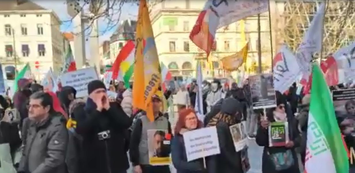 به‌ڕێوه‌چوونی ئاکسیۆنی دژ بە دیکتاتۆری ڕژیمی کۆماری ئیسلامی له‌ بروکسلی ئاڵمان