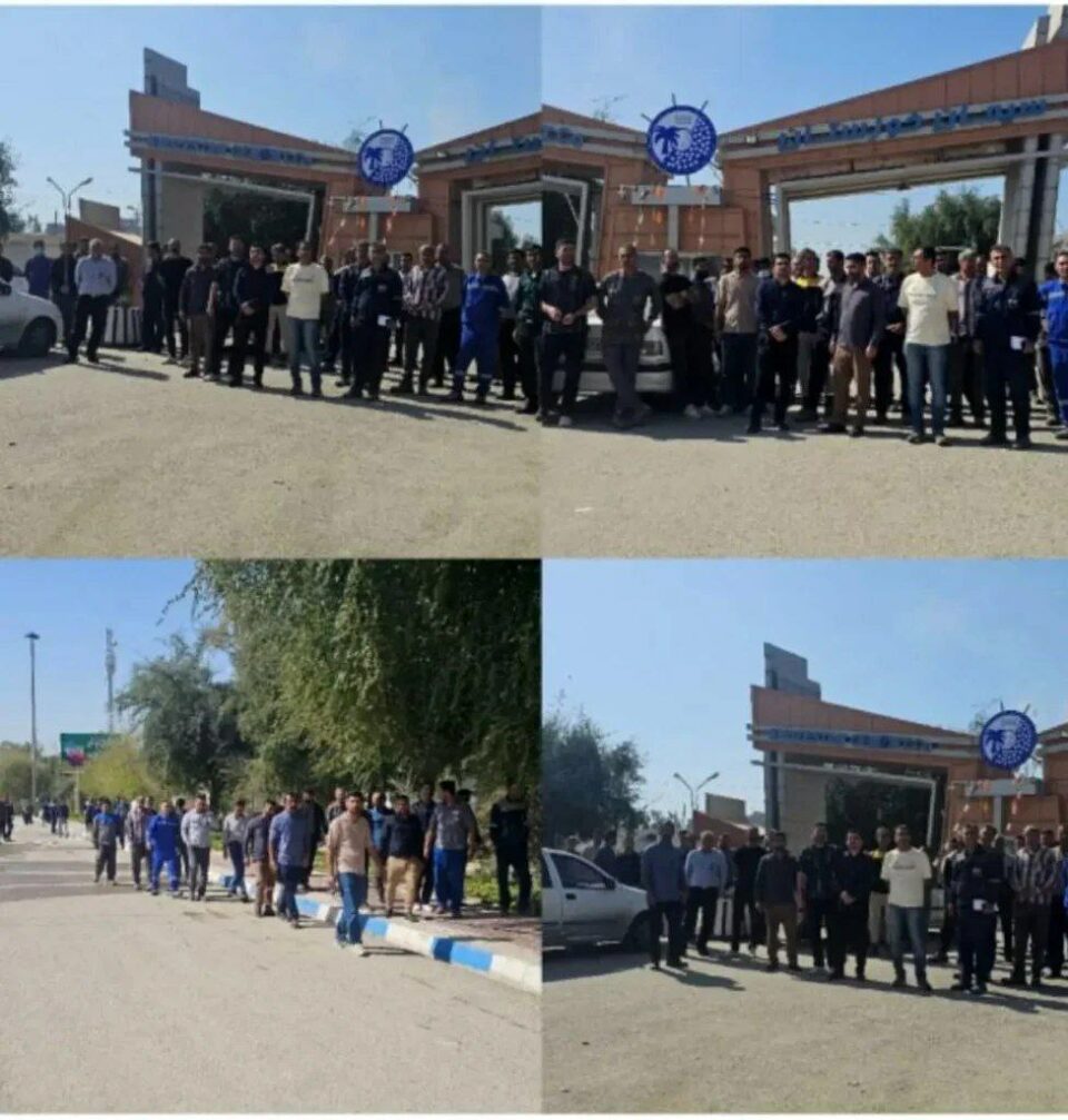 كۆبوونهوهی كرێكارانی شیركهتی سیمانی خوزستان 1