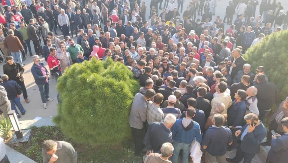 کۆبوونەوەی کرێکارانی نەوت و گازی گەچساران 1