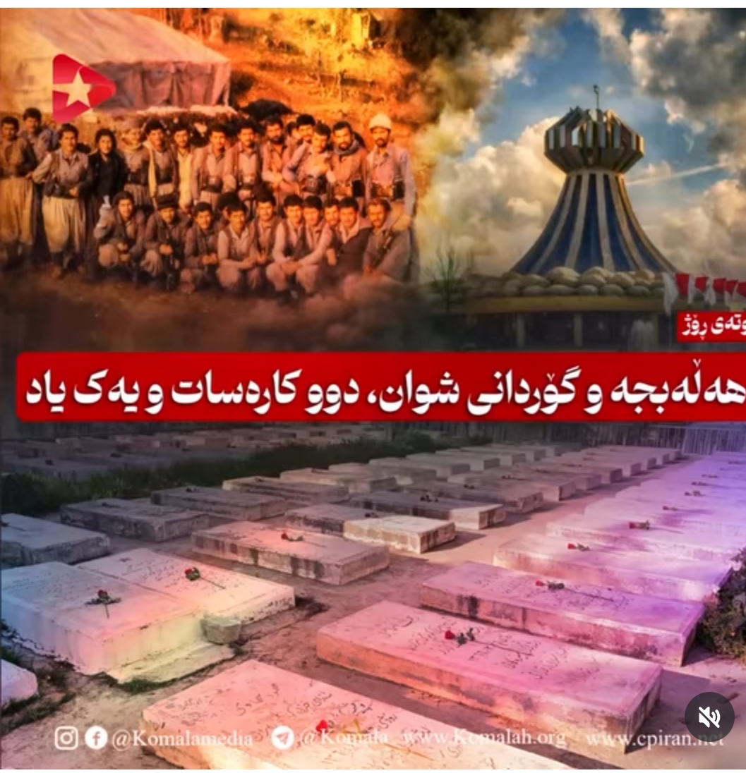 هەڵەبجە و گۆردانی شوان، دوو کارەسات و یەک یاد