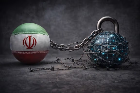 بەردەوامی پچڕانی هێڵی ئینتەرنێتی نێودەوڵەتی لە ئێران