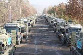 جێگیرکردنی هێز و کەرستەی سەربازیی قورس لە شاری مەهاباد