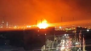 کوژرانی چوار کرێکار لە پاڵاوگەی شاری ڕەی لە هێرشە ئاسمانییەکاندا