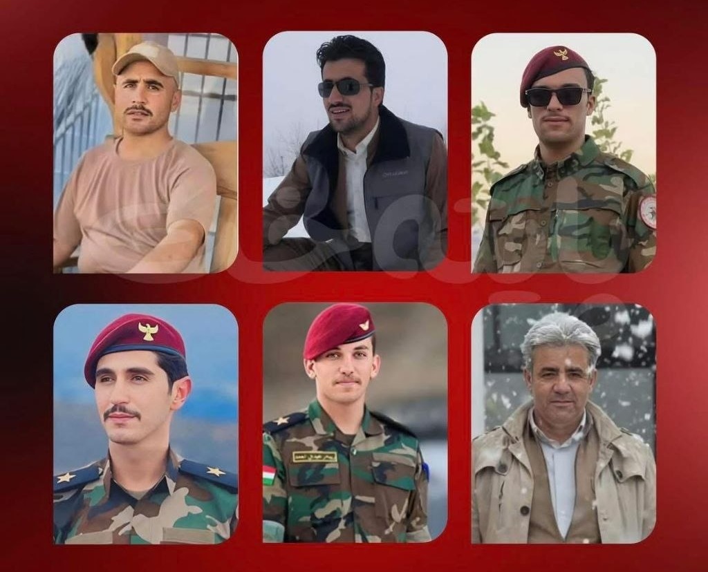 گیانبەختکردنی ٦ پێشمەرگە و برینداربوونی دەیان کەس لە هێرشێکی مووشەکی و درۆنی ئێراندا